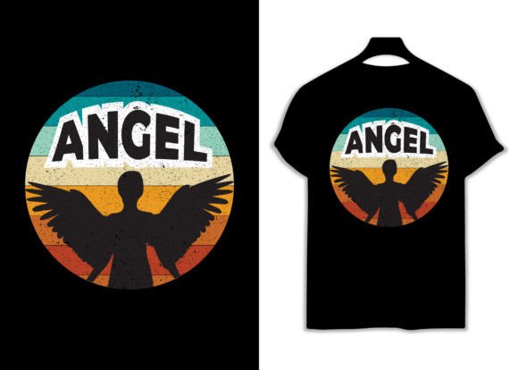 Angel Typography T-Shirt Quotes Design: A Versatile Creative Asset