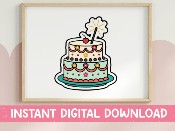 Birthday Cake Sticker Design: Enhance Your Creative Projects