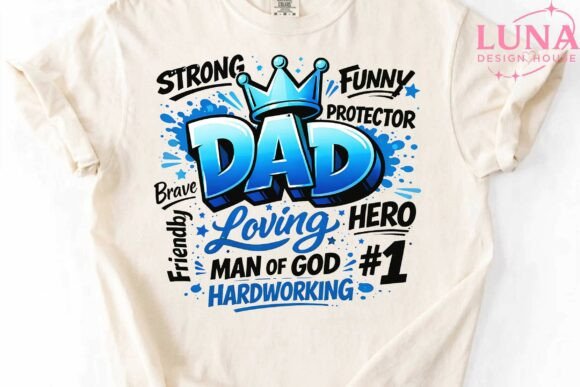 Dad Father's Day Typography PNG Design: A Designer's Asset