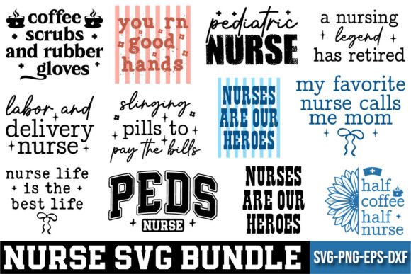 Elevate Your Designs with a Nurse SVG Bundle