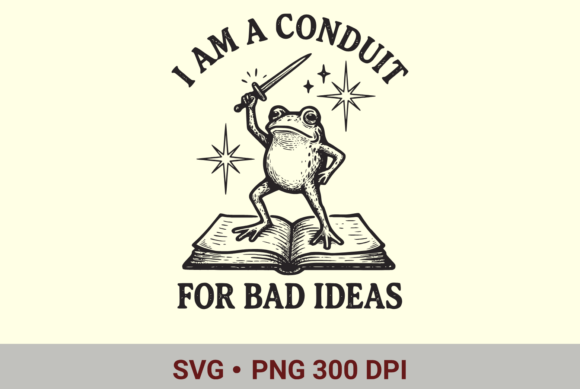 Funny Frog T-Shirt SVG PNG Design: A Bold Vintage Illustration