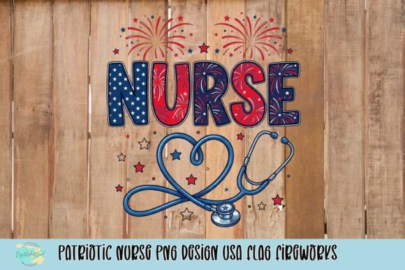 Honor Nurses with a Patriotic PNG Design