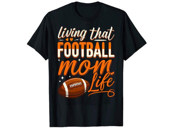 Living That Football T-Shirt Design: A Creative Asset Guide