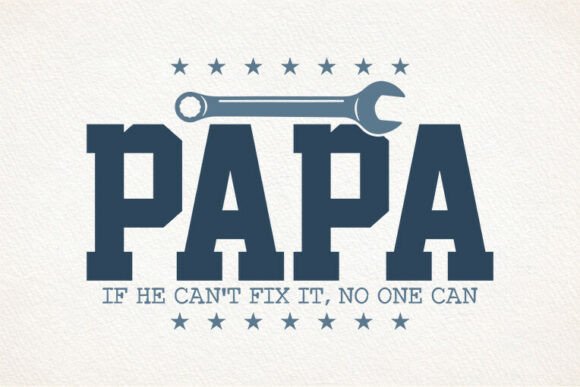 Mechanic Papa Fix It SVG: A Design Asset for Father's Day