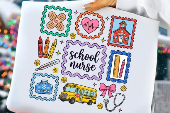 Whimsical Nurse Doodle: A Versatile Design Asset